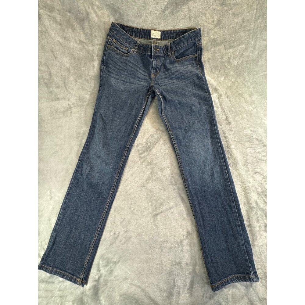Aeropostale Jeans Women's 13/14 Regular Blue Denim Medium Wash Bayla Skinny Jean